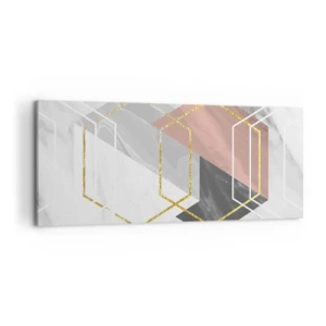 Lærredstryk - Billede på lærred - Kædesammensætning - 120x50 cm