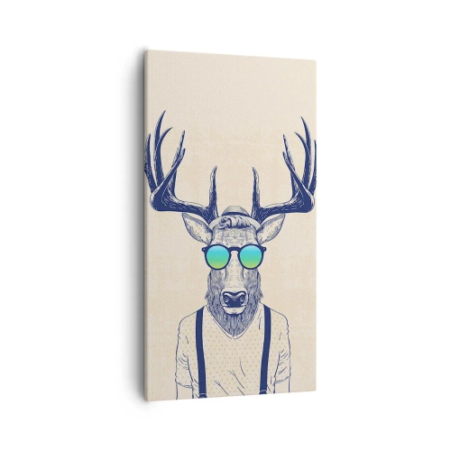 Lærredstryk - Billede på lærred - Hvem forventede du? - 55x100 cm