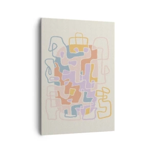 Lærredstryk - Billede på lærred - Labyrint - et glædeligt eventyr - 50x70 cm