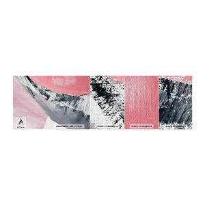 Fototapet Prøve Standard Eco - Matchende sammensætning - Abstraktion, Stykke, Pastelfarver - 100x30 cm