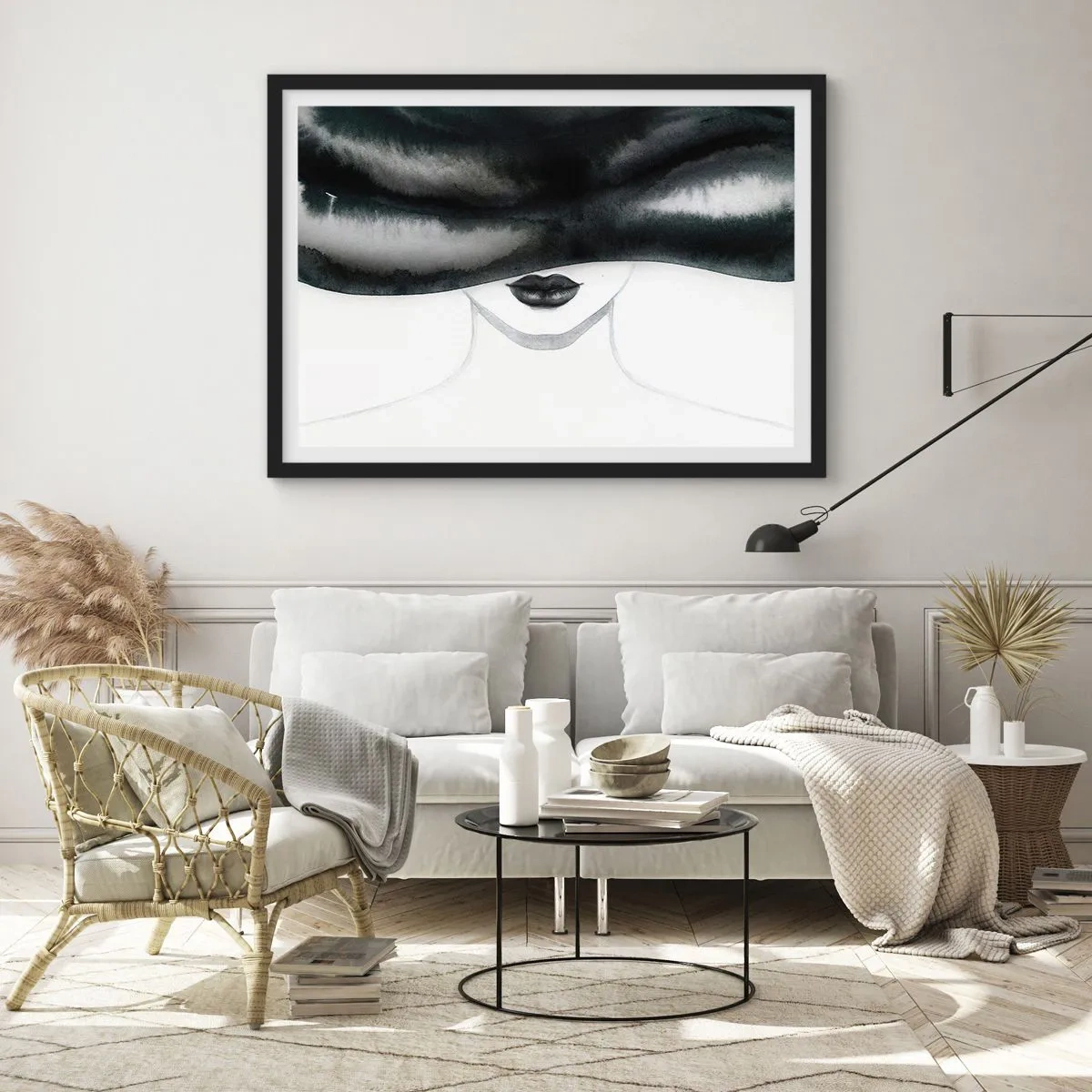 Plakat i sort ramme - Et sensuelt mysterium - 91x61 cm