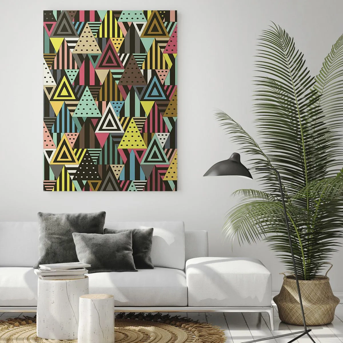 Billede på glas - I takt på tre - 50x70 cm