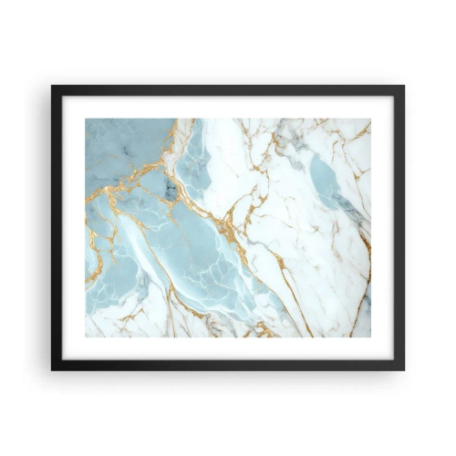 Plakat i sort ramme - Rigdom af sten - 50x40 cm