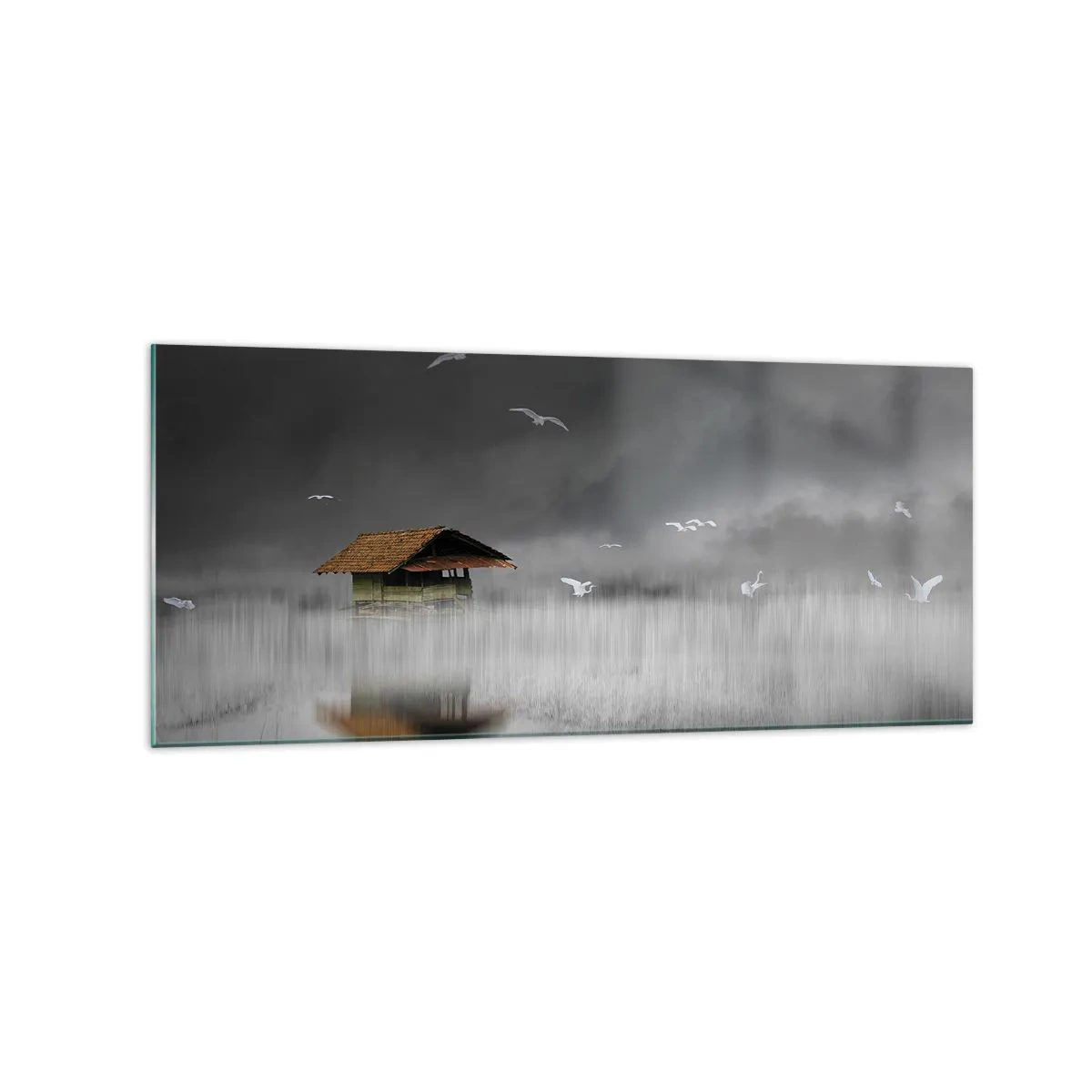 Billede på glas - Beskyttelse mod regnen - 120x50 cm