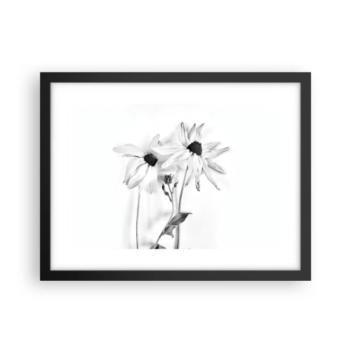 Plakat i sort ramme - Ingen ønsker at være alene - 40x30 cm