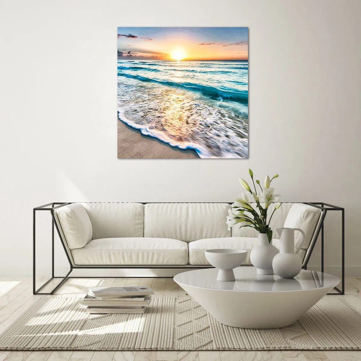 Billede på glas - Et synspunkt, der er værd at have - 60x60 cm