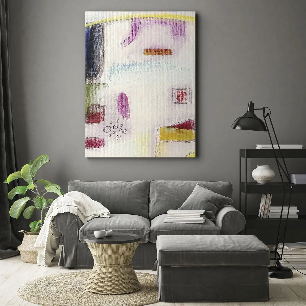 Lærredstryk - Billede på lærred - Mere konveks end konkav eller flad - 50x70 cm