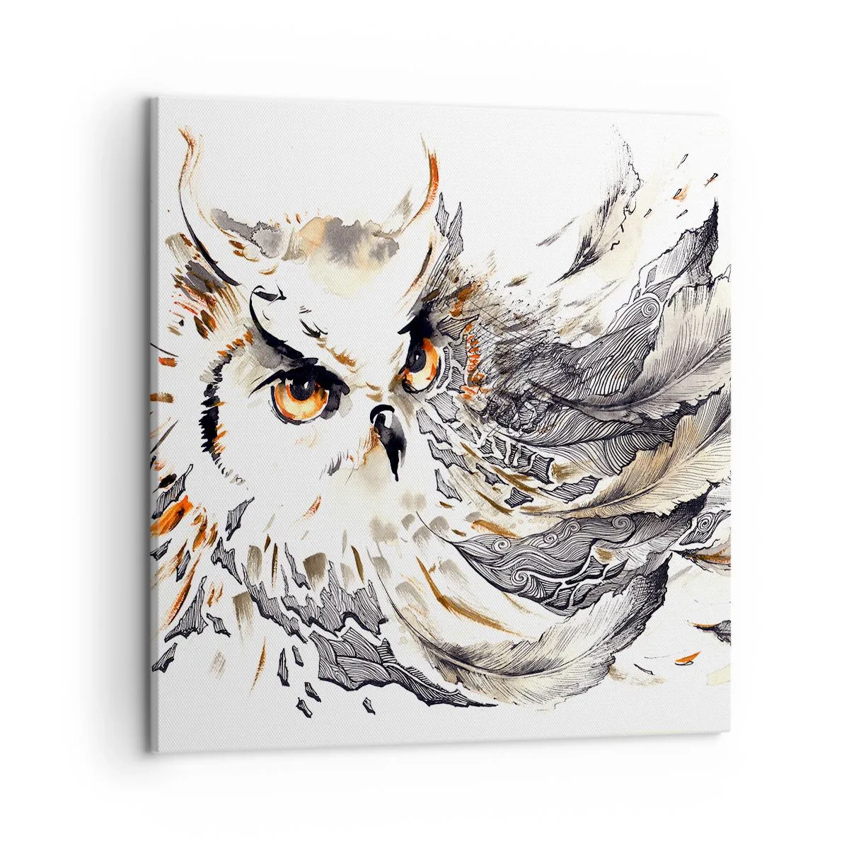 Lærredstryk - Billede på lærred - Hun kom fra den magiske verden - 50x50 cm