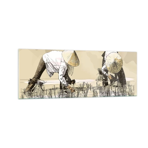 Billede på glas - God høst - 140x50 cm