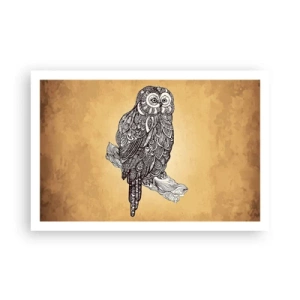 Plakat - Indviklede ornamenter af visdom - 91x61 cm