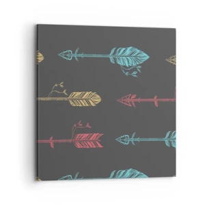 Lærredstryk - Billede på lærred - For at - 70x70 cm