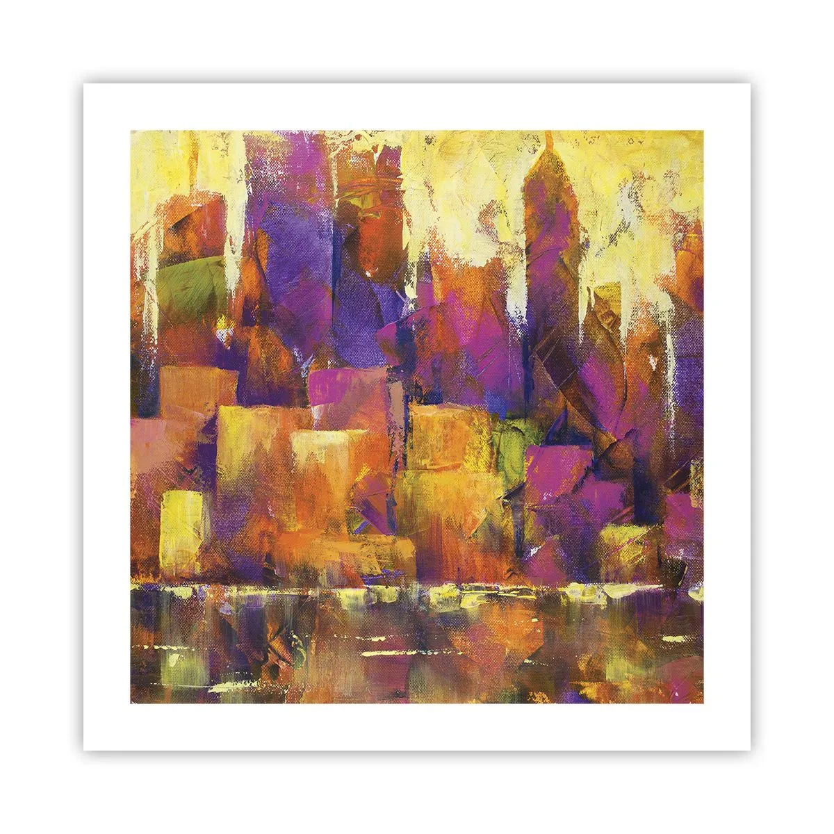 Plakat - Metropolitansk sammensætning - 50x50 cm