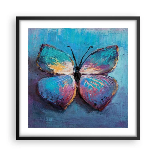 Plakat i sort ramme - I sin fulde pragt - 50x50 cm