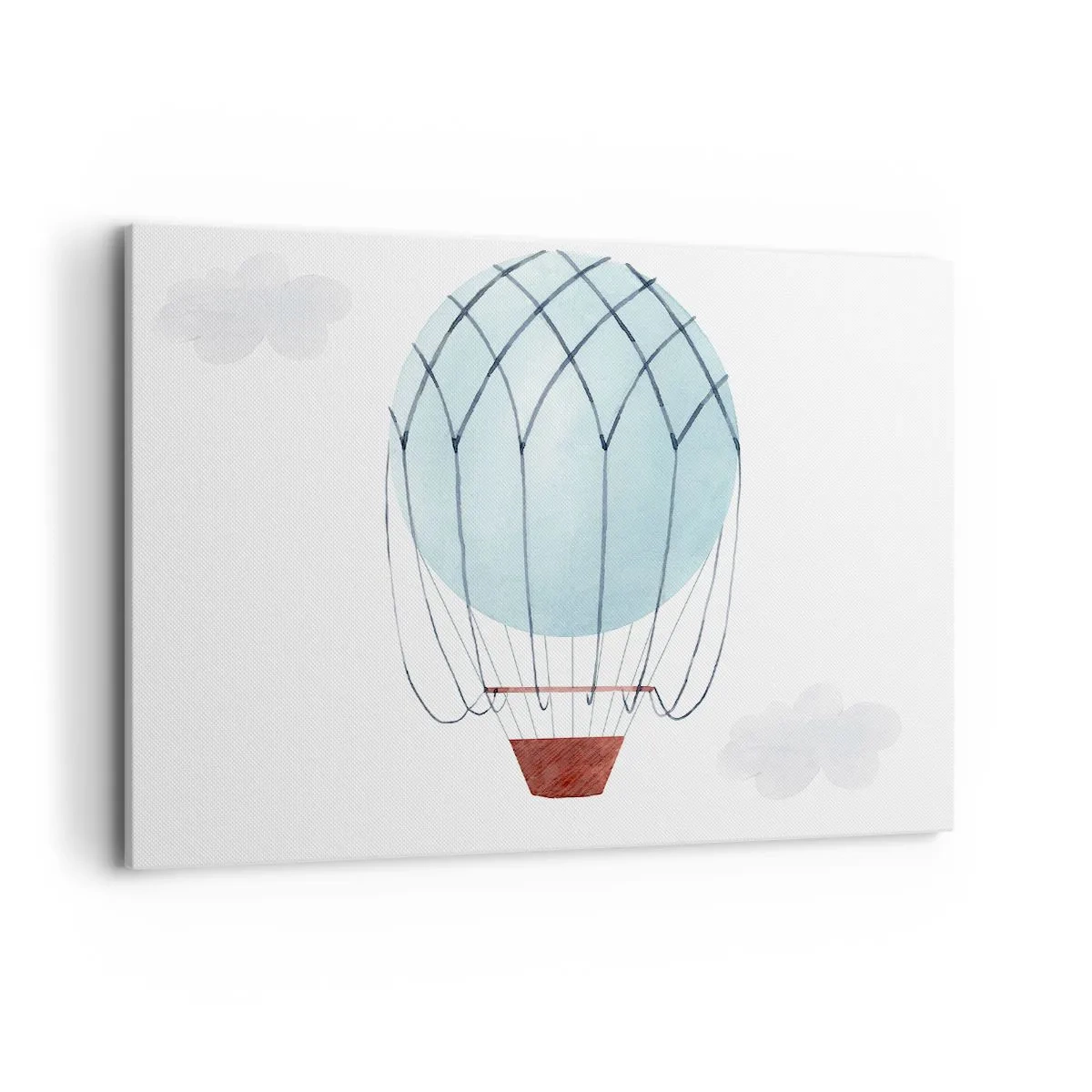 Lærredstryk - Billede på lærred - Alt i skyerne - 120x80 cm