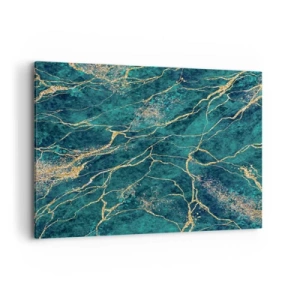 Lærredstryk - Billede på lærred - Guldåre - 100x70 cm