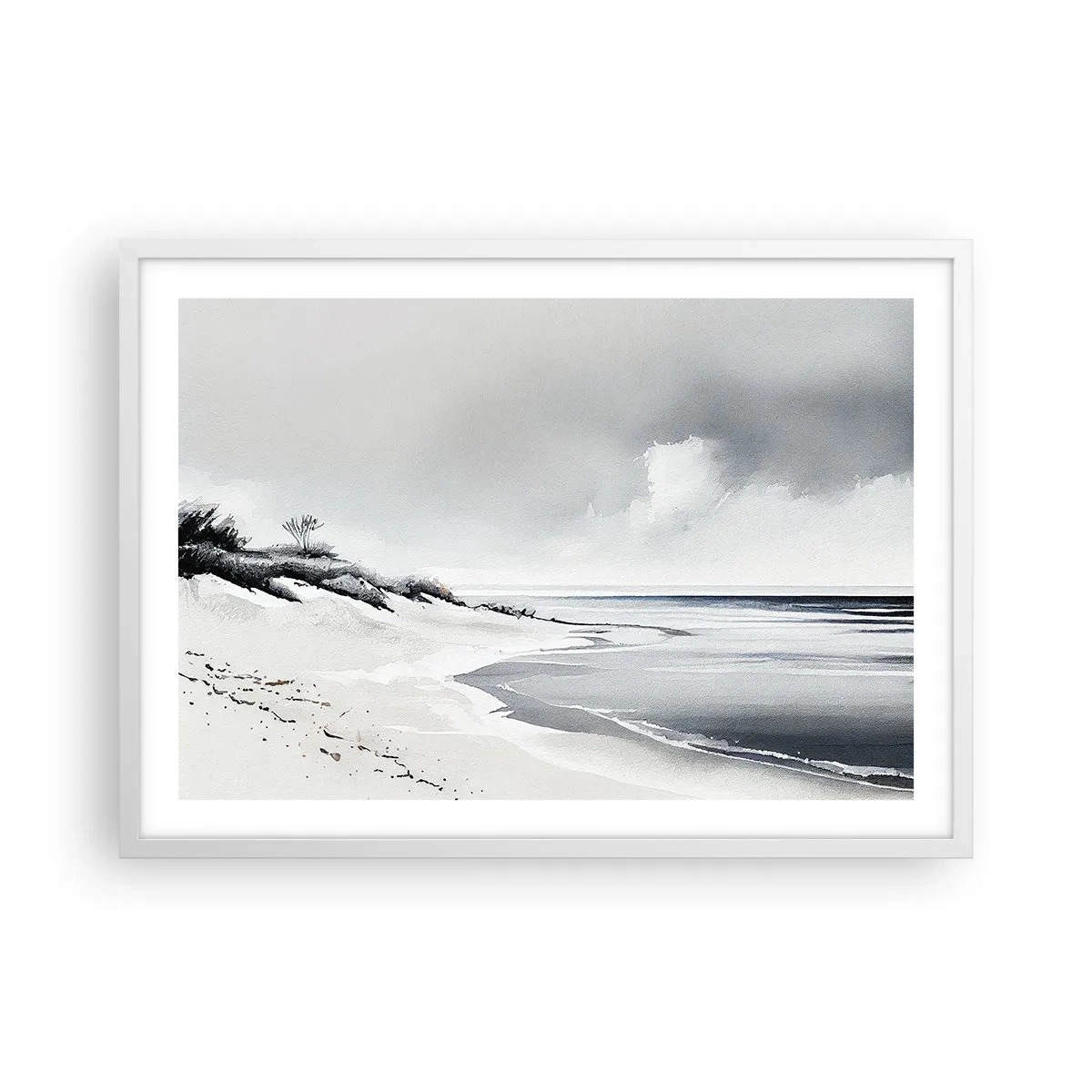 Plakat i hvid ramme - Altid sammen - 70x50 cm