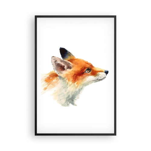 Plakat i sort ramme - Man kan aldrig være for forsigtig - 61x91 cm