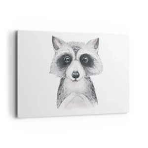 Lærredstryk - Billede på lærred - Et øjeblik til at trække på skuldrene - 120x80 cm