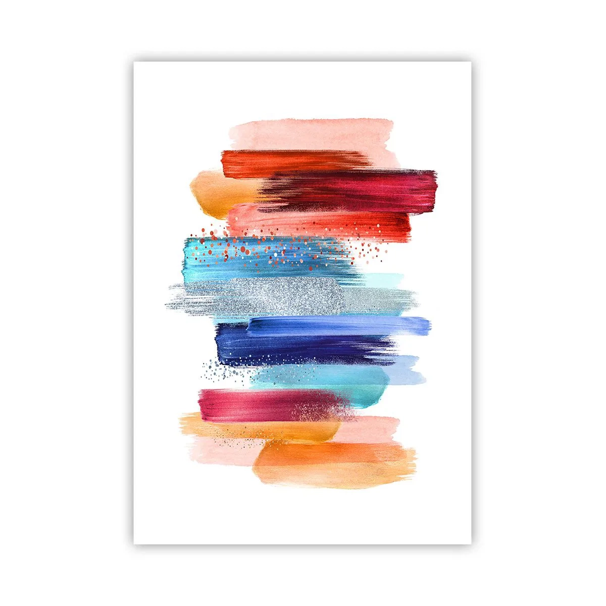 Plakat - Op og ned  - 70x100 cm