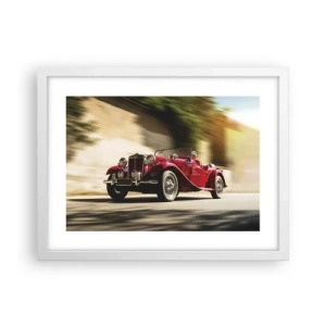 Plakat i hvid ramme - Smukkere end Nike fra Samothrake - 40x30 cm