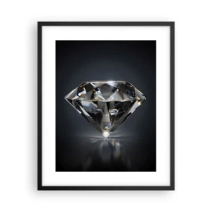 Plakat i sort ramme - Bedste veninde - 40x50 cm