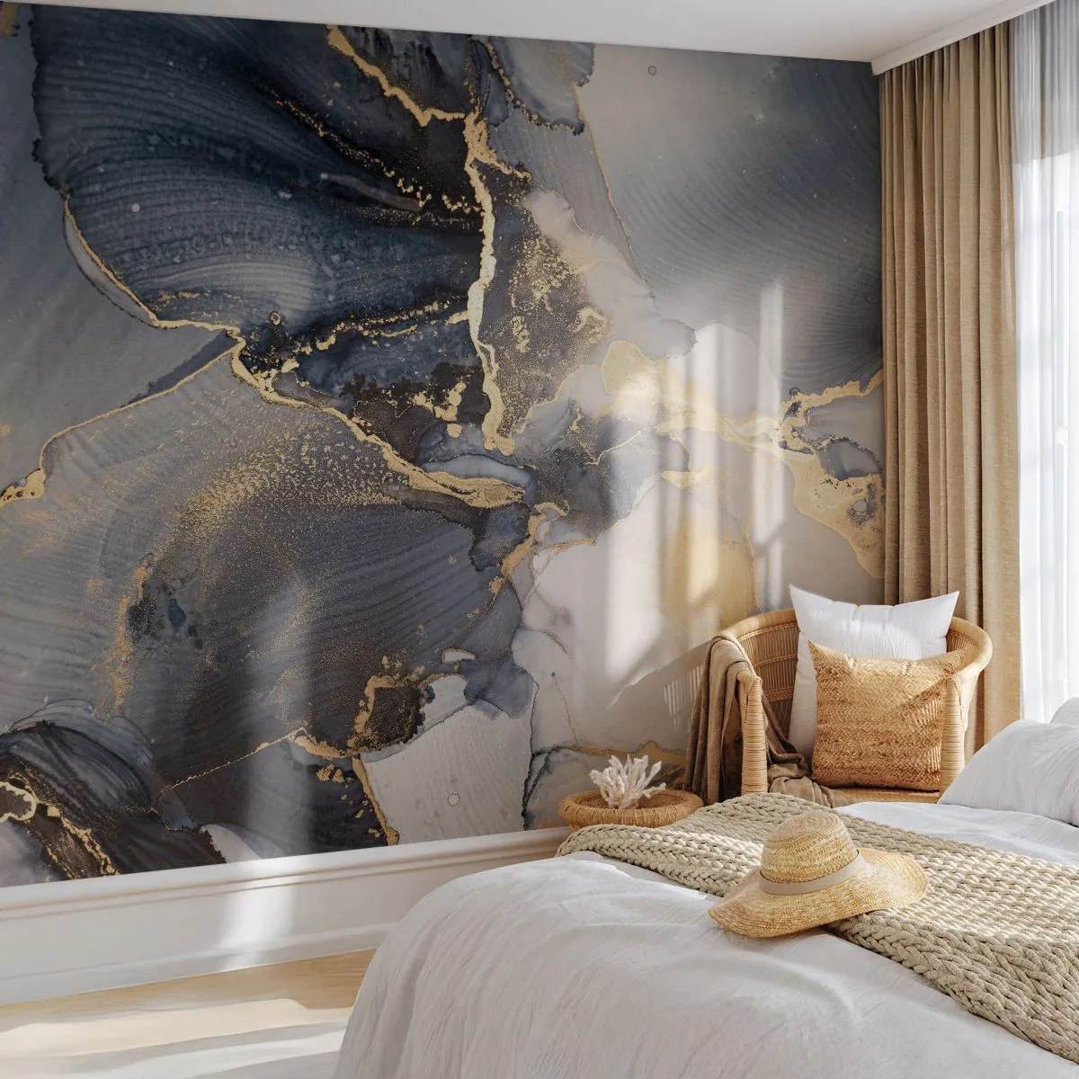 Fototapet Premium Canvas - Livet af sten - Abstraktion, Stykke, Moderne kunst - 250x175 cm