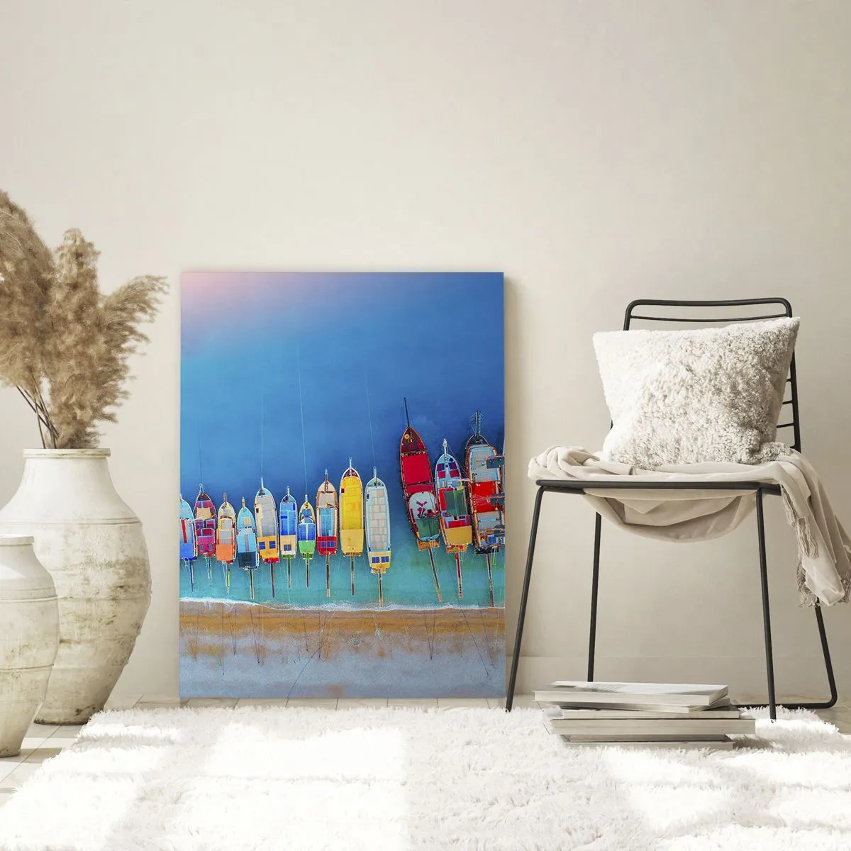 Billede på glas - Fra et fugleperspektiv - 70x100 cm