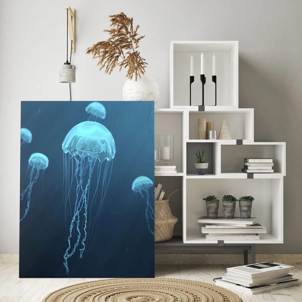 Billede på glas - Havets dans - 50x70 cm