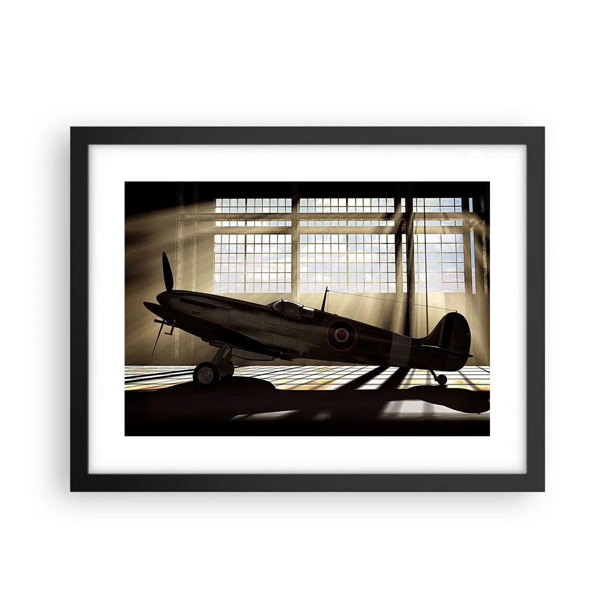 Plakat i sort ramme - Resten af krigeren - 40x30 cm