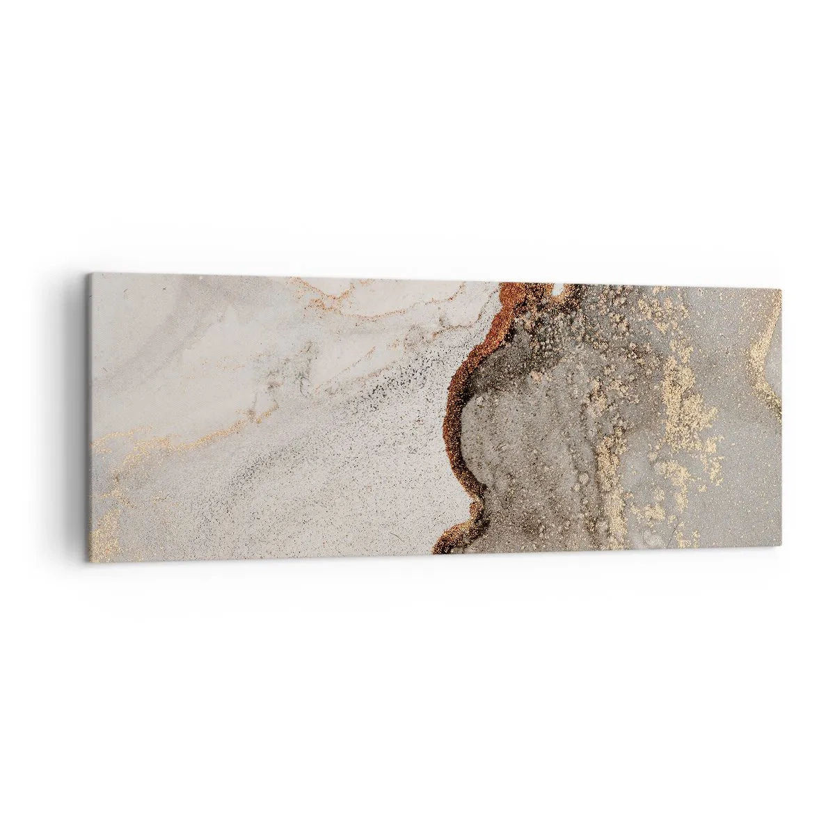 Lærredstryk - Billede på lærred - På farvegrænsen - 140x50 cm