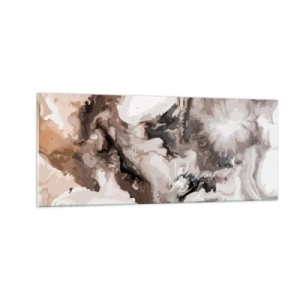 Billede på glas - En galakses fødsel - 100x40 cm
