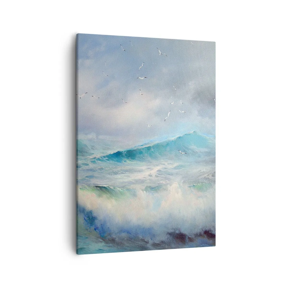 Lærredstryk - Billede på lærred - "Hvirvelvinden hylede af triumf ...’ - 50x70 cm