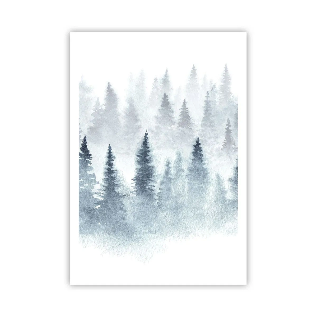 Plakat - Indhyllet i tåge - 70x100 cm