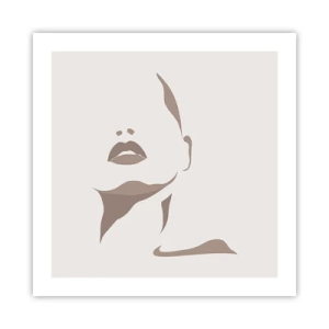 Plakat - Skabt af lys og skygge - 50x50 cm