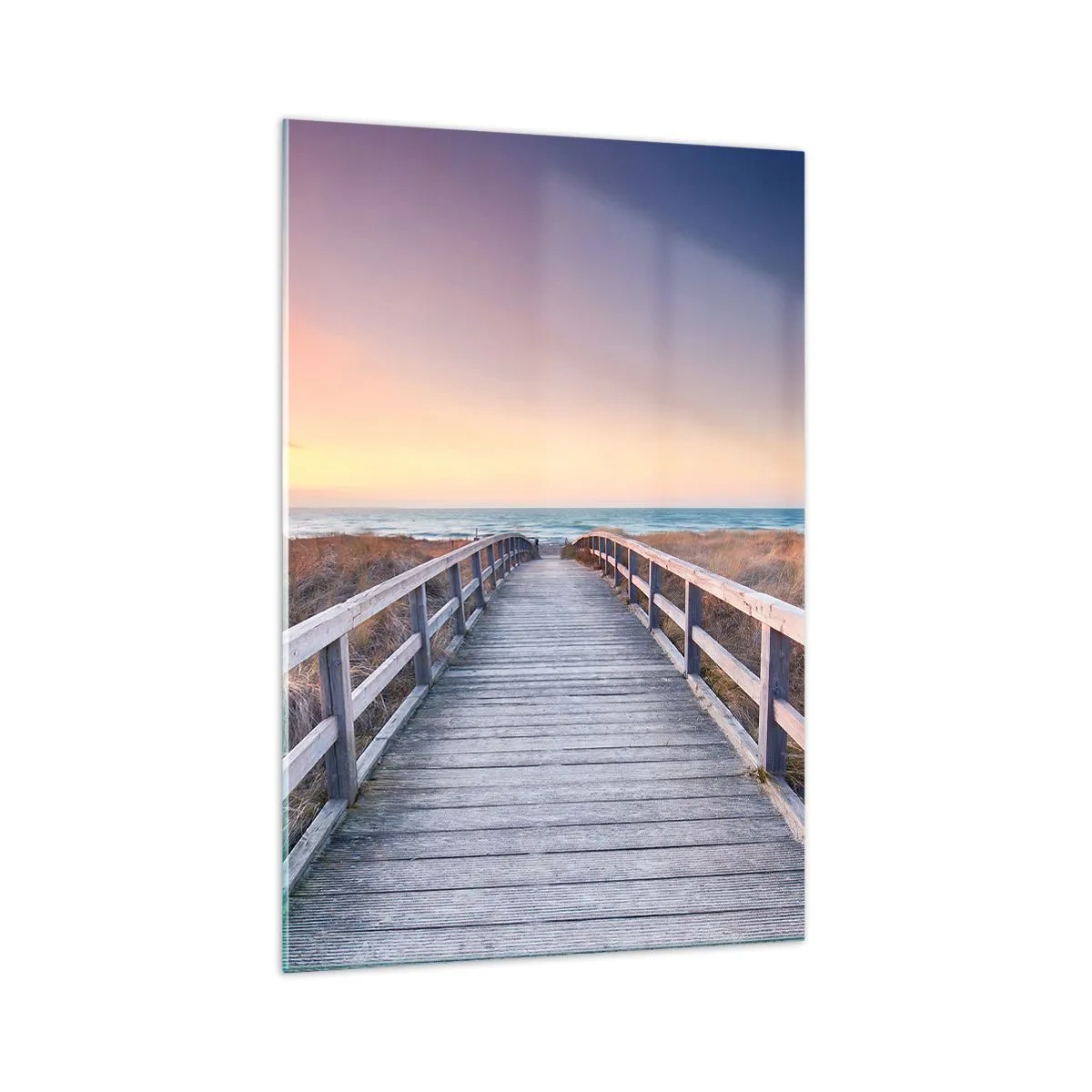 Billede på glas - Baltisk aften aura - 70x100 cm