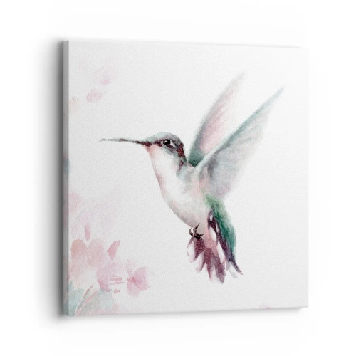 Lærredstryk - Billede på lærred - Stoppet i flagren - 30x30 cm