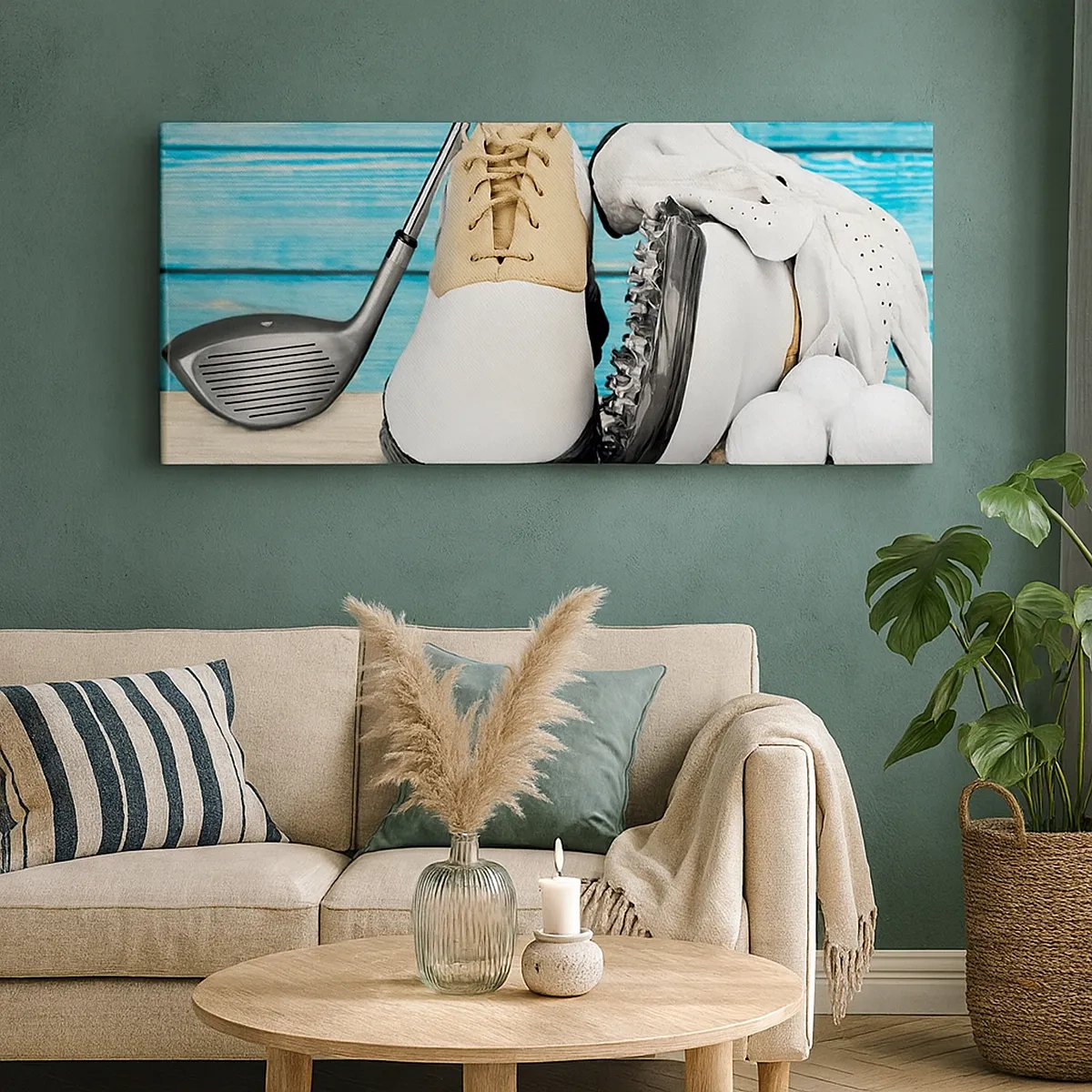 Lærredstryk - Billede på lærred - Alt er klar - 30x30 cm