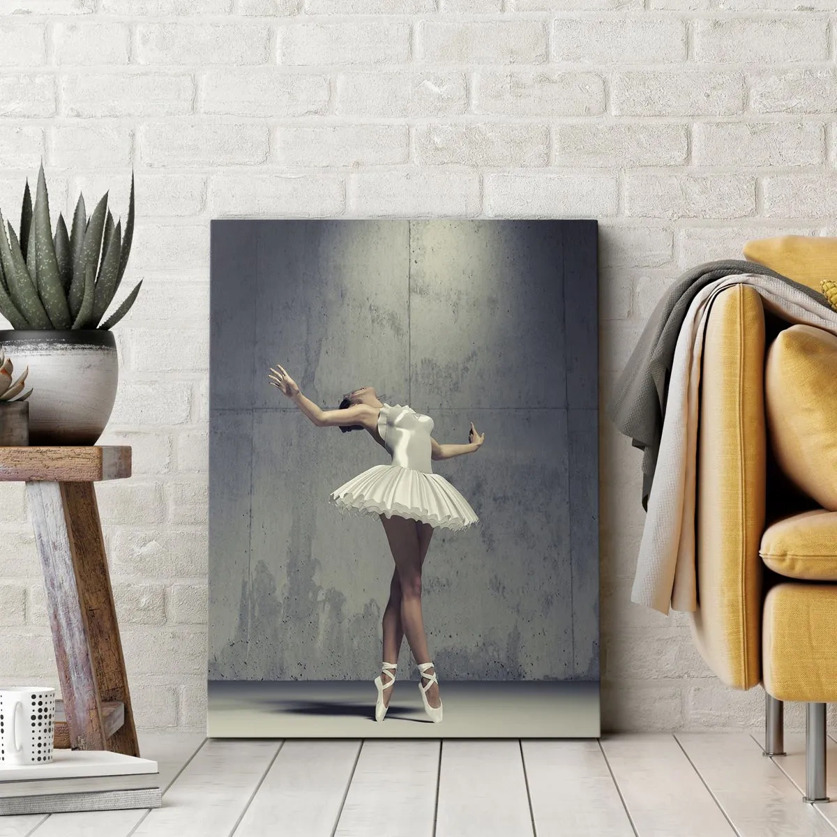 Lærredstryk - Billede på lærred - Let som en fugl - 50x70 cm