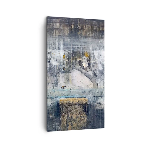 Lærredstryk - Billede på lærred - Som på is, som på fortovet - 45x80 cm