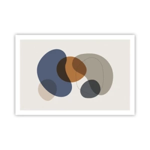 Plakat - Dråber af farve - 91x61 cm