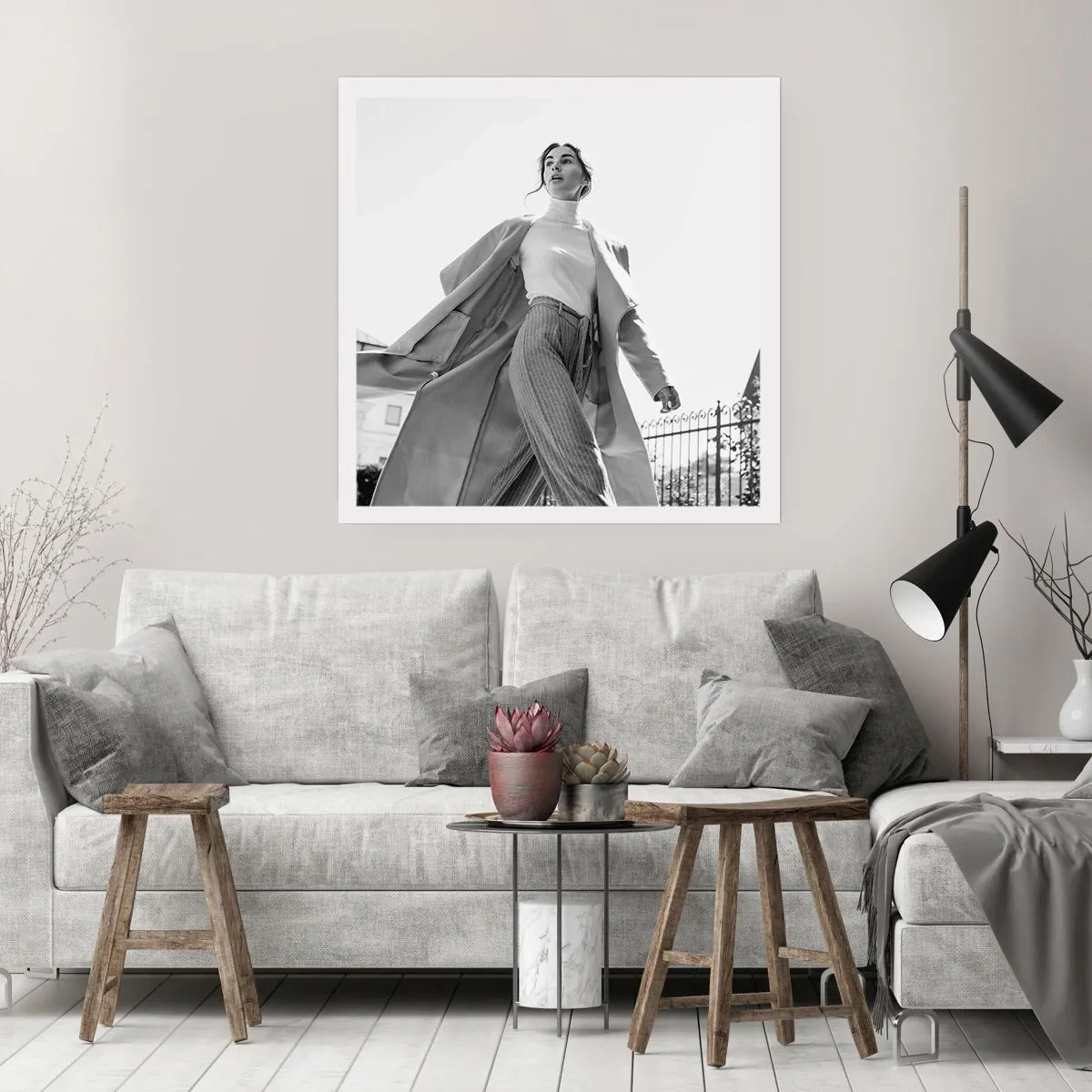 Plakat - Kommer du med mig? - 50x50 cm