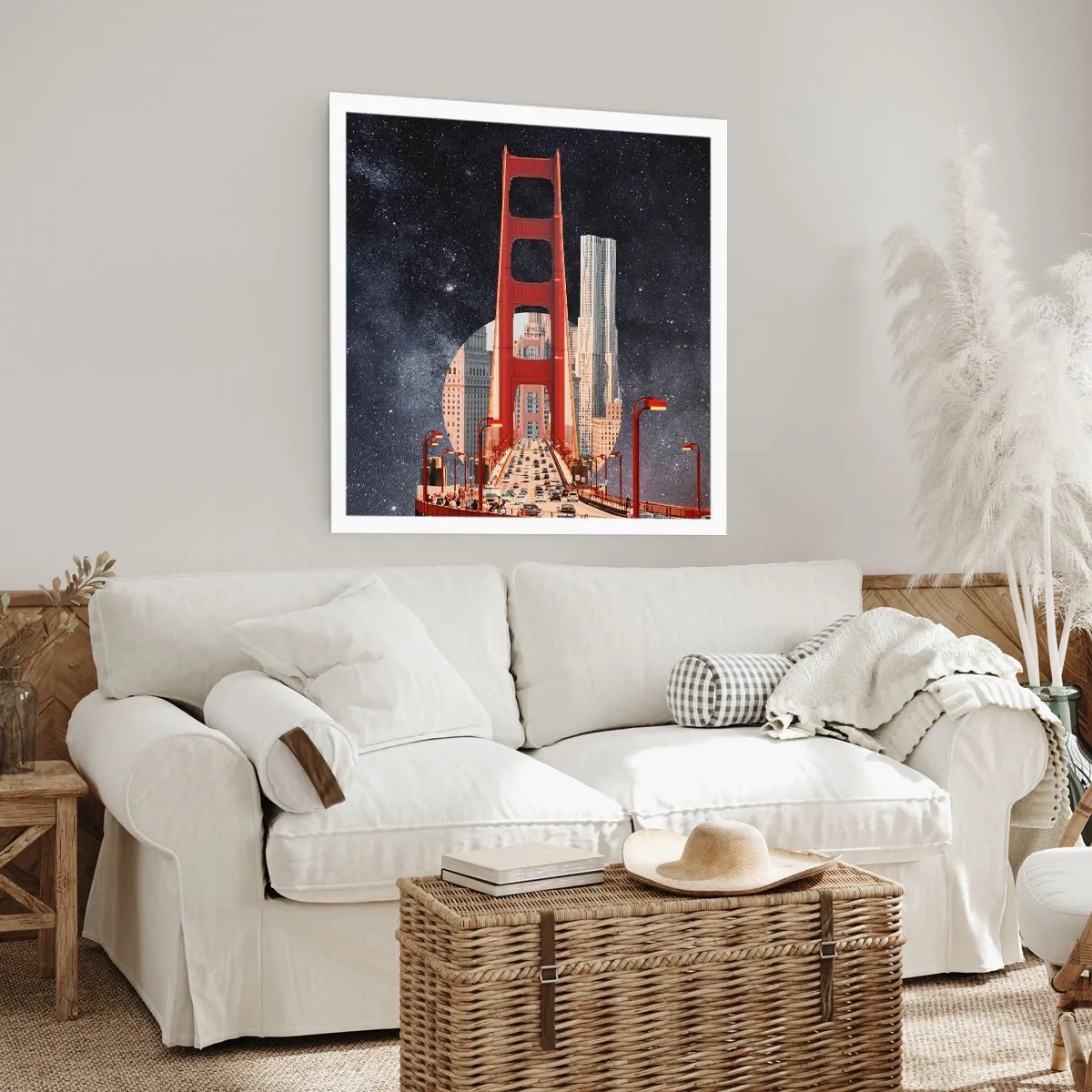 Plakat - Altid i centrum - 60x60 cm