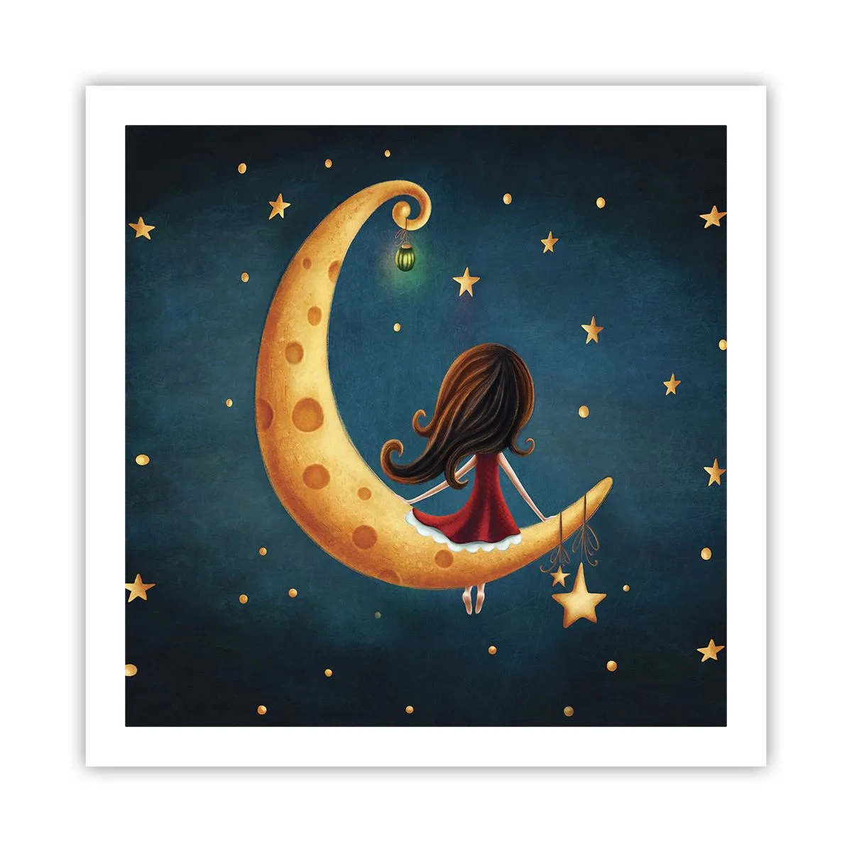 Plakat - Der var engang... - 60x60 cm