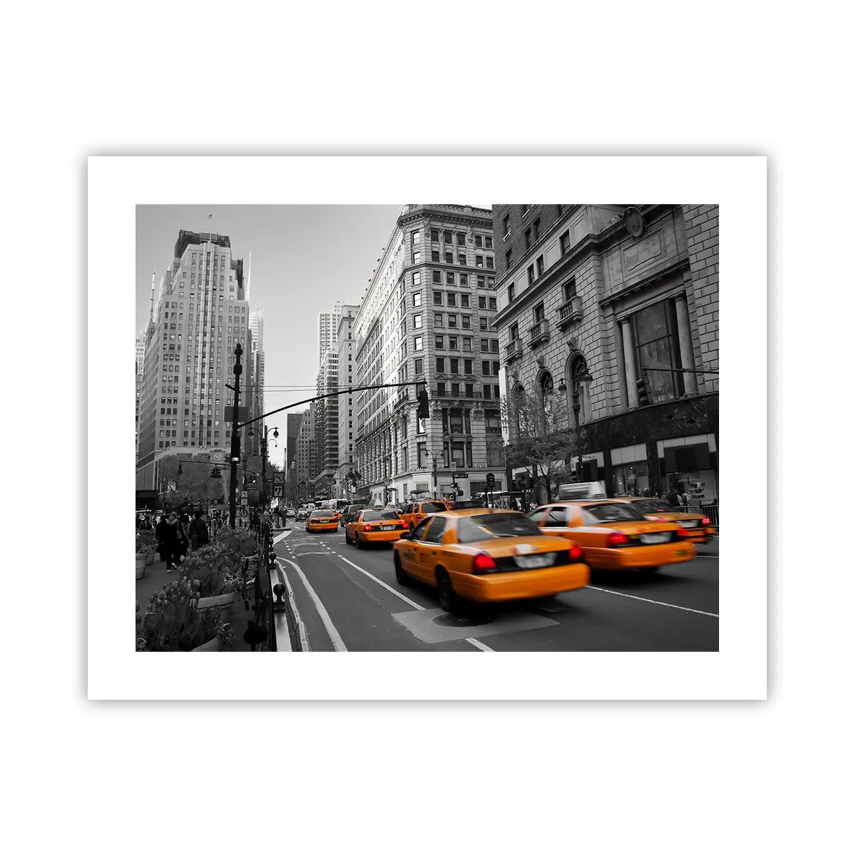 Plakat - Storbyens sol - 50x40 cm