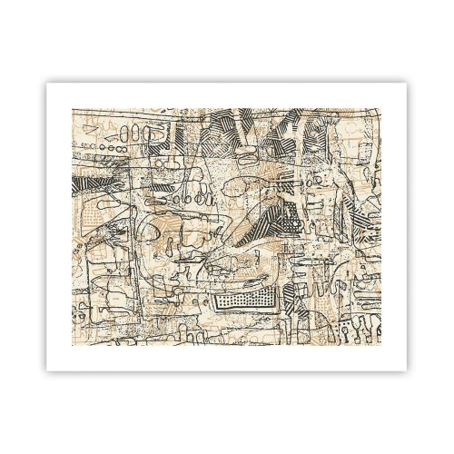 Plakat - Venter på at blive afkodet - 50x40 cm