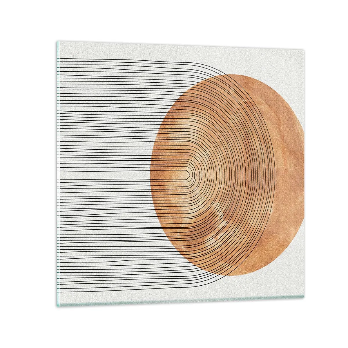 Billede på glas - En solrig komposition - 70x70 cm