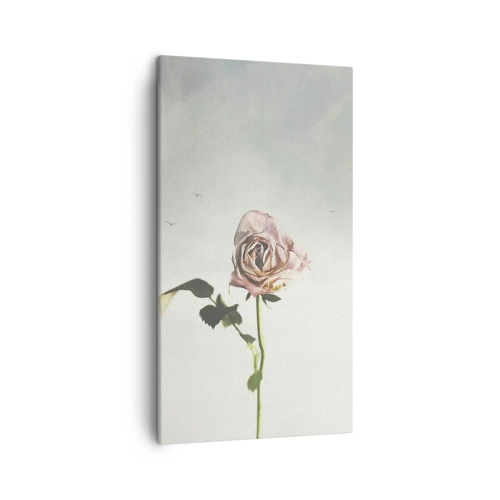 Lærredstryk - Billede på lærred - Velkomst til foråret - 45x80 cm