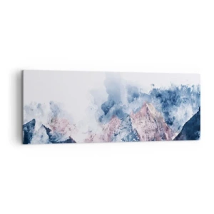 Lærredstryk - Billede på lærred - Dette er toppene! - 140x50 cm