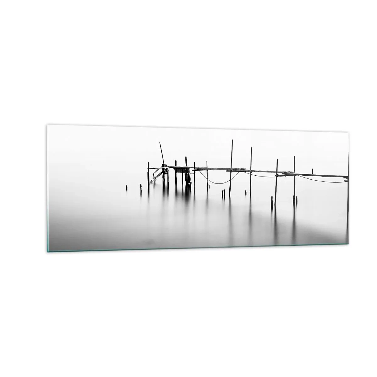 Billede på glas - Hvad nu, hvis verden ikke eksisterer? - 140x50 cm