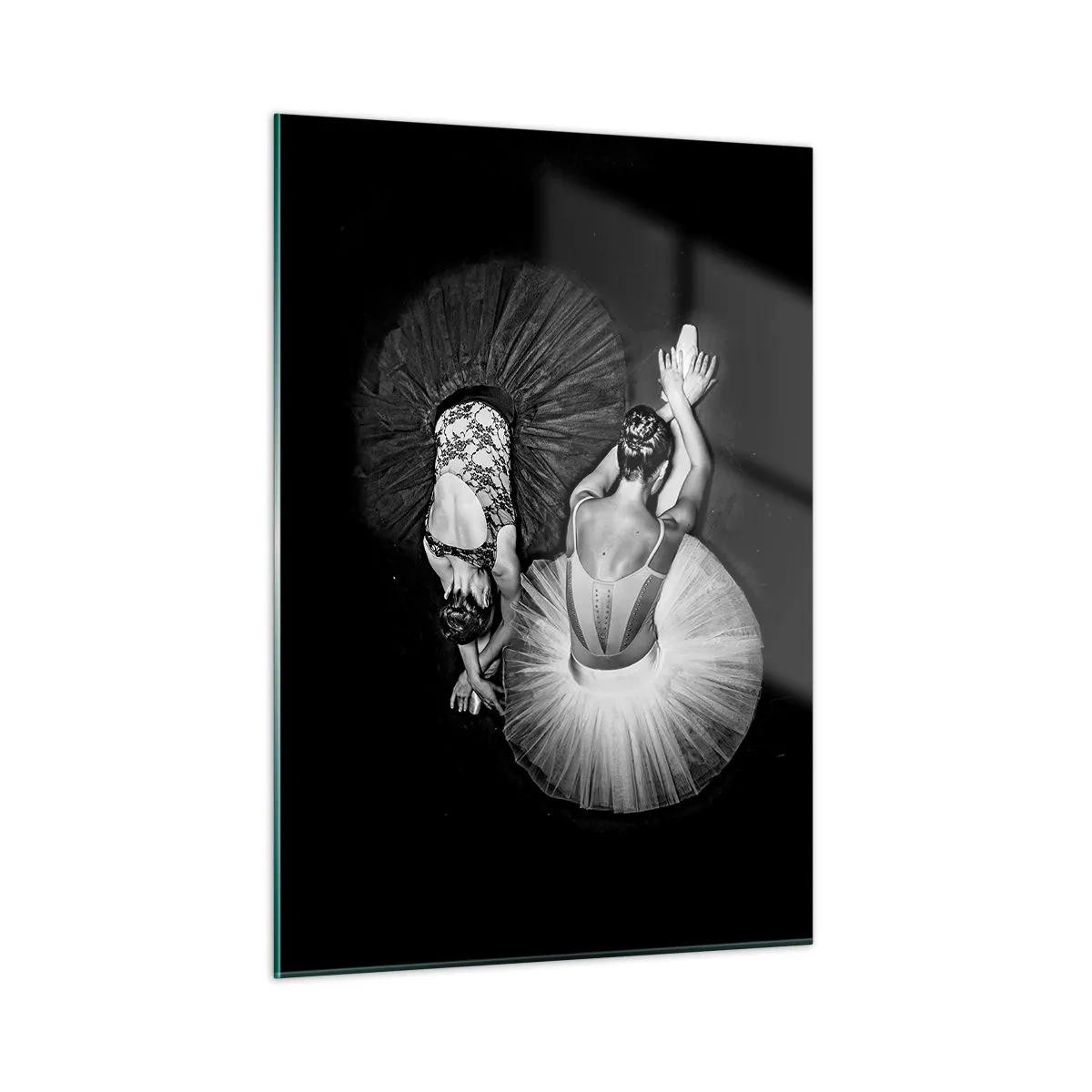 Billede på glas - Yin og yang - den perfekte balance - 50x70 cm